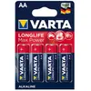 Varta - Blister de 4 piles longlife Max Power LR06 aa 1,5V 4706110404