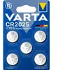 Varta Pile bouton CR 2025 3 V 5 pc(s) 157 mAh lithium LITHIUM Coin CR2025 Bli 5