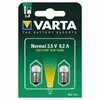 Varta Lot de 2 ampoules pour lampe de poche Argon à vis 714 - 3,5 V - 0.2 A