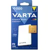 Powerbank - VARTA - Energy 10000 - LiPo 10000 mAh - Couleur Blanc - 1 pc(s)