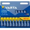 VARTA Batterie Longlife Power Alka. AA Mignon LR6 1.5V 1Bli=20Stk