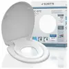 Schütte - Abattant wc avec réducteur intégré family Blanc