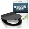 SCHÜTTE Siège de toilette SLIM BLACK Duroplast