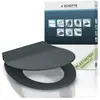 Schütte Abattant WC extra fin en duroplast SLIM avec frein de chute Anthracite