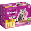 12x85g Whiskas Junior Sélection de volaille en gelée - Pâtée pour chat