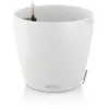 LECHUZA Jardinière Classico Color 28 ALL-IN-ONE Blanc brillant 13190