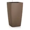 Pot de fleur LECHUZA Cubico Color 40 - kit complet, muscade