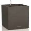 LECHUZA Jardinière Canto Color Square 40 ALL-IN-ONE Graphite 13722
