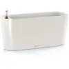 LECHUZA Jardinière de table Delta 20 ALL-IN-ONE Blanc brillant 15560