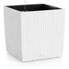 LECHUZA Cube Cottage 40 - Kit Complet, Blanc 40 Cm