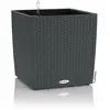 Jardinière - Cube cottage 30 - Kit complet - Granit - 12 L - LECHUZA