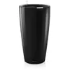 Pot de fleurs - LECHUZA - Rondo Premium 32 - Noir - Avec réserve d'eau - 13L