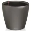 LECHUZA Classico Premium LS 28 - kit complet, anthracite métallisé Ø 28 X 26