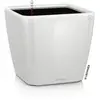 LECHUZA Jardinière Quadro 43 LS ALL-IN-ONE Blanc brillant 16180