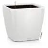 Pot carré Lechuza Premium LS blanc brillant 28 x 28 x h.26 cm