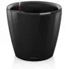 LECHUZA Pot de fleur Classico Premium LS 50 - kit complet, noir brillant