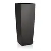 LECHUZA Jardinière Cubico Alto 40 ALL-IN-ONE Charbon 18233