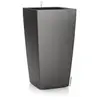 LECHUZA Jardinière Cubico 30 ALL-IN-ONE Charbon 18184