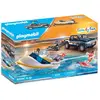 PLAYMOBIL Family Fun 70534 Véhicule tout-terrain et bateau