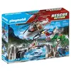 Unité de secouristes avec hélicoptère Playmobil Rescue Action 70663