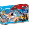 Goobay Playmobil City Action 70442 Dragline avec mur de construction