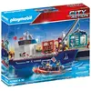Playmobil City Action 70769 Grand cargo avec bateau de douaniers