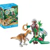 Playmobil 71823 - Velociraptor - explorateur avec lasso et marmotte