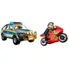 Playmobil 71875 Pick-up de police moto & 2 personnages Les policiers