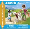 71803 Fermiere et enfant avec veau Playmobil
