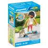 Jeux de simulation adolescent avec chien Playmobil 14,2x4,5x9,3 cm