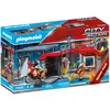 Playmobil 71193 Caserne de Pompiers transportable- - Les Pompiers
