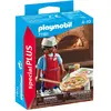 Cuisine enfant Playmobil Pizzaiolo Bleu 12x3,8x9,3 cm A2301760