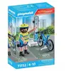 PLAYMOBIL 71732 Policier cycliste avec borne de recharge