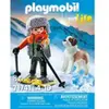 PLAYMOBIL 71741 Garçon en raquettes avec Saint Bernard