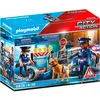 PLAYMOBIL - Barrage de police - Modèle 6878 - Bleu - Pour Enfant - Plastique
