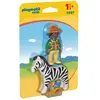 Playmobil Playmobil 9257 - Soigneur Avec Zèbre