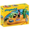 PLAYMOBIL 9119 - PLAYMOBIL 1.2.3 - Île de Pirate pour enfants de 18 mois et plus