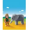 Playmobil Playmobil 9381 - Soigneuse Avec Éléphanteau