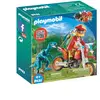 Playmobil Playmobil The Explorers 9431 - Pilote De Moto Et Raptor