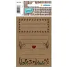 HERMA 15755 Lot de 4 feuilles d'étiquettes multi-usages en papier d'herbe, 26 x 54 mm, 6 pièces par feuille, 24 autocollants, étiquettes ménagères pour écrire, étiquettes adhésives en papier silphie,