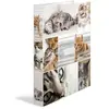 Porte-documents - HERMA - Classeur A4 - 4 anneaux - Noir - Carton