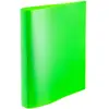 HERMA 19713 Classeur à anneaux A4 transparent vert fluo, fin, 2 anneaux, 25 mm de large, classeur en plastique avec support pour l'école et le bureau, classeur à anneaux en plastique robuste pour