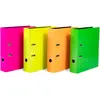 HERMA Lot de 10 classeurs A4 fluo de 7 cm de large, pour enfants, couleur unie, couleur fluo vive, pour garçons et filles