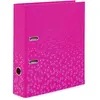HERMA Classeur A4 20126 - Couleur rose - 7 cm de large - Avec impression intérieure - Pour l'école et le bureau - Classeur robuste à anneaux pour enfants - En carton - Pour garçons et filles