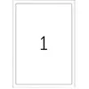 Herma Special - Auto-adhésif - blanc - 190 x 275 mm 25 unités (25 feuille(s) x 1) papier