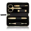 Zwilling Set de manucure Premium 5 pcs. en noir Leder, in Schwarz Kit manicure 1 art.