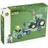 Klein John Deere tracteur sur le transporteur de véhicule 14 cm