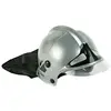 Casque de pompier gris avec visière escamotable et protège nuque - KLEIN - 8902