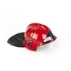 Casque de pompier F1 rouge - KLEIN - Licence MSA GALLET - Visière escamotable et protège-nuque