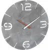 Tfa Dostmann - Horloge murale 60.3536.15 radiopiloté(e) 350 mm x 35 mm gris béton